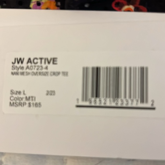 Johnny Was Active large Nani  mesh, oversize crop tee - Picture 6 of 6